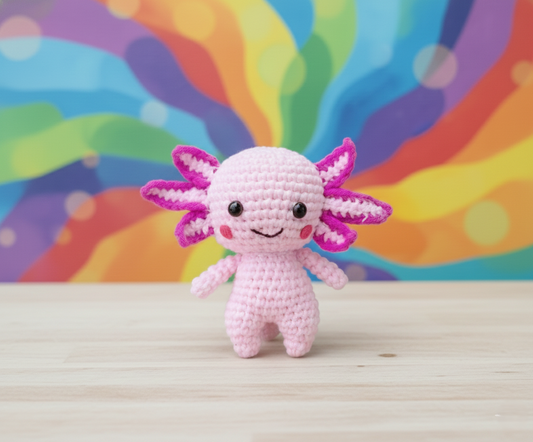 Axolotl Crochet Pattern – Amigurumi Plush Toy (Digital Download)