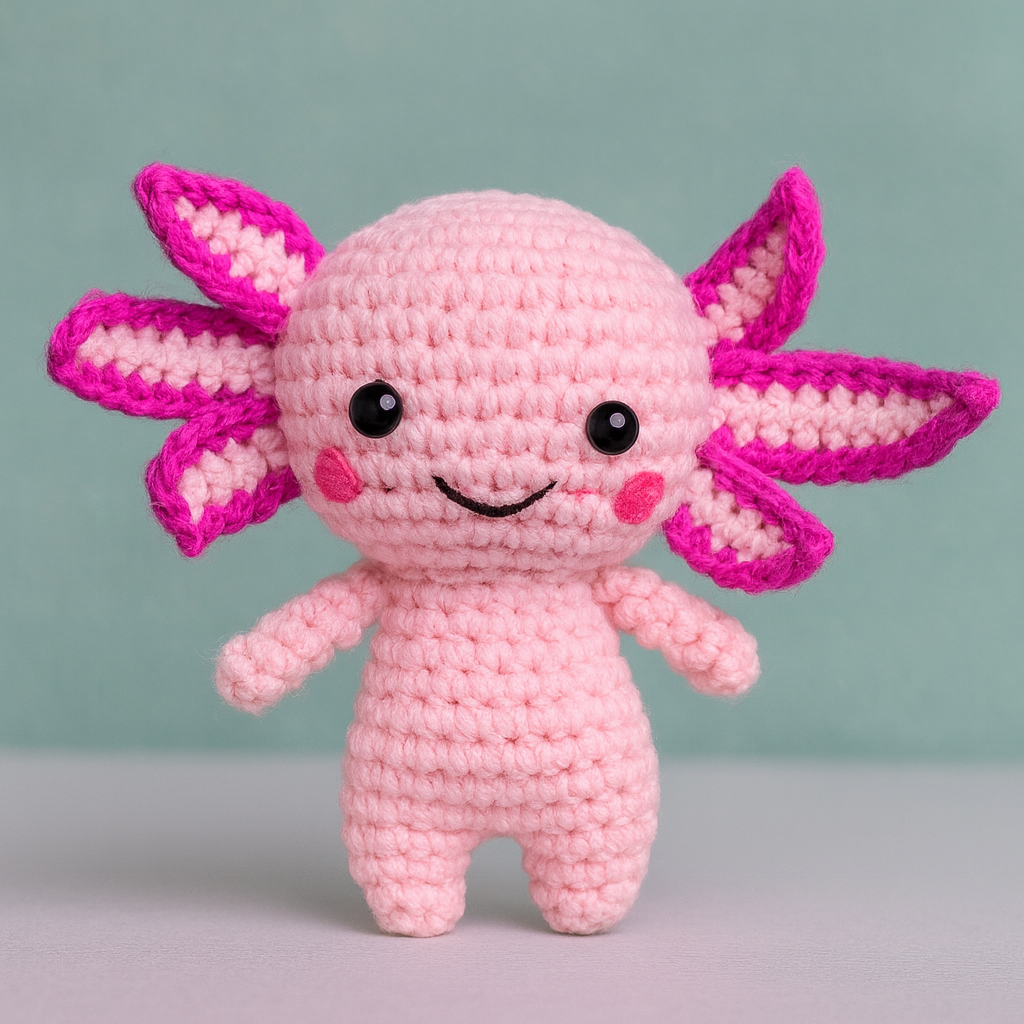 Axolotl Crochet Pattern – Amigurumi Plush Toy (Digital Download)