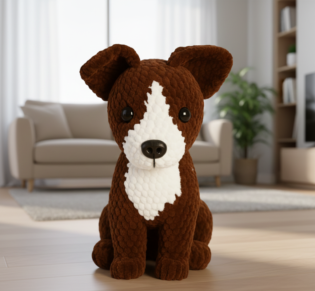 Amigurumi  Crochet Dog Pattern – Beginner PDF Guide