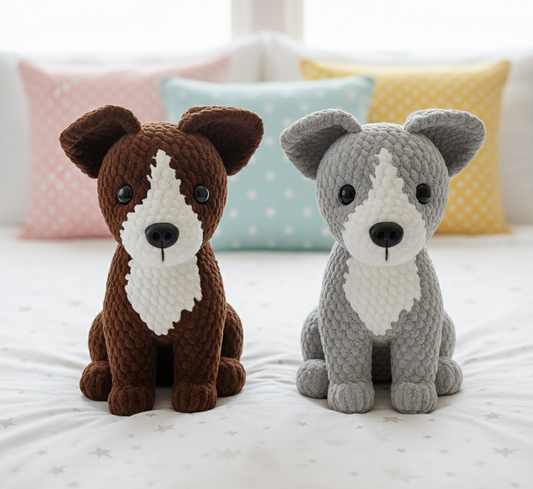 Amigurumi  Crochet Dog Pattern – Beginner PDF Guide